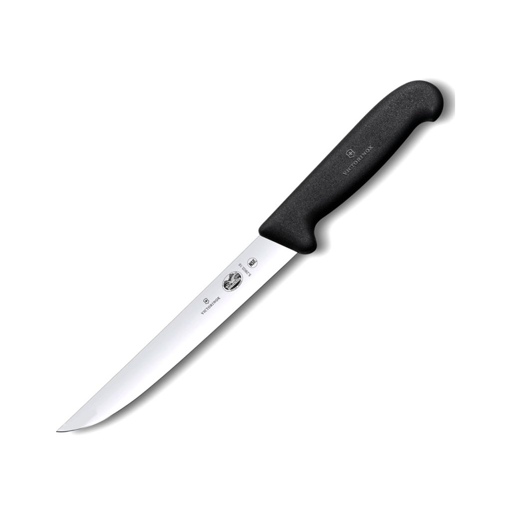 Кухонний ніж Victorinox Fibrox Carving 18 см Black (5.2803.18) - зображення 2
