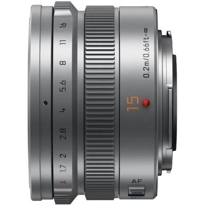 Об'єктив Panasonic Lumix G 15mm f/1.7 Leica Silver (H-X015E-S) - зображення 3
