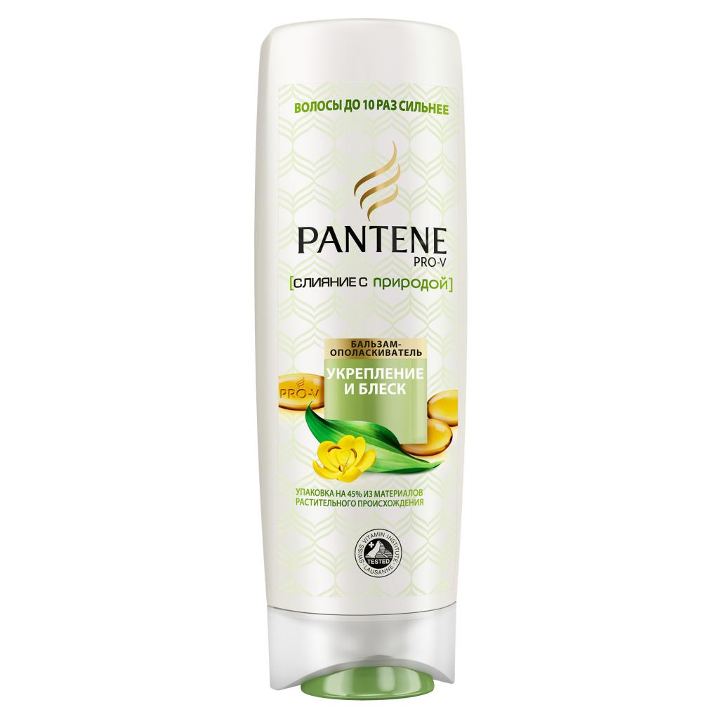 Кондиціонер для волосся Pantene Злиття з природою Зміцнення та Блиск 400 мл (5410076560783) - зображення 1
