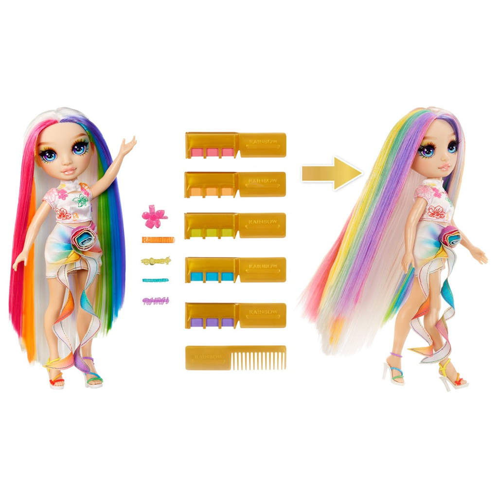 Лялька Rainbow High Крейда для волосся і стиль Амая (526780) - зображення 3