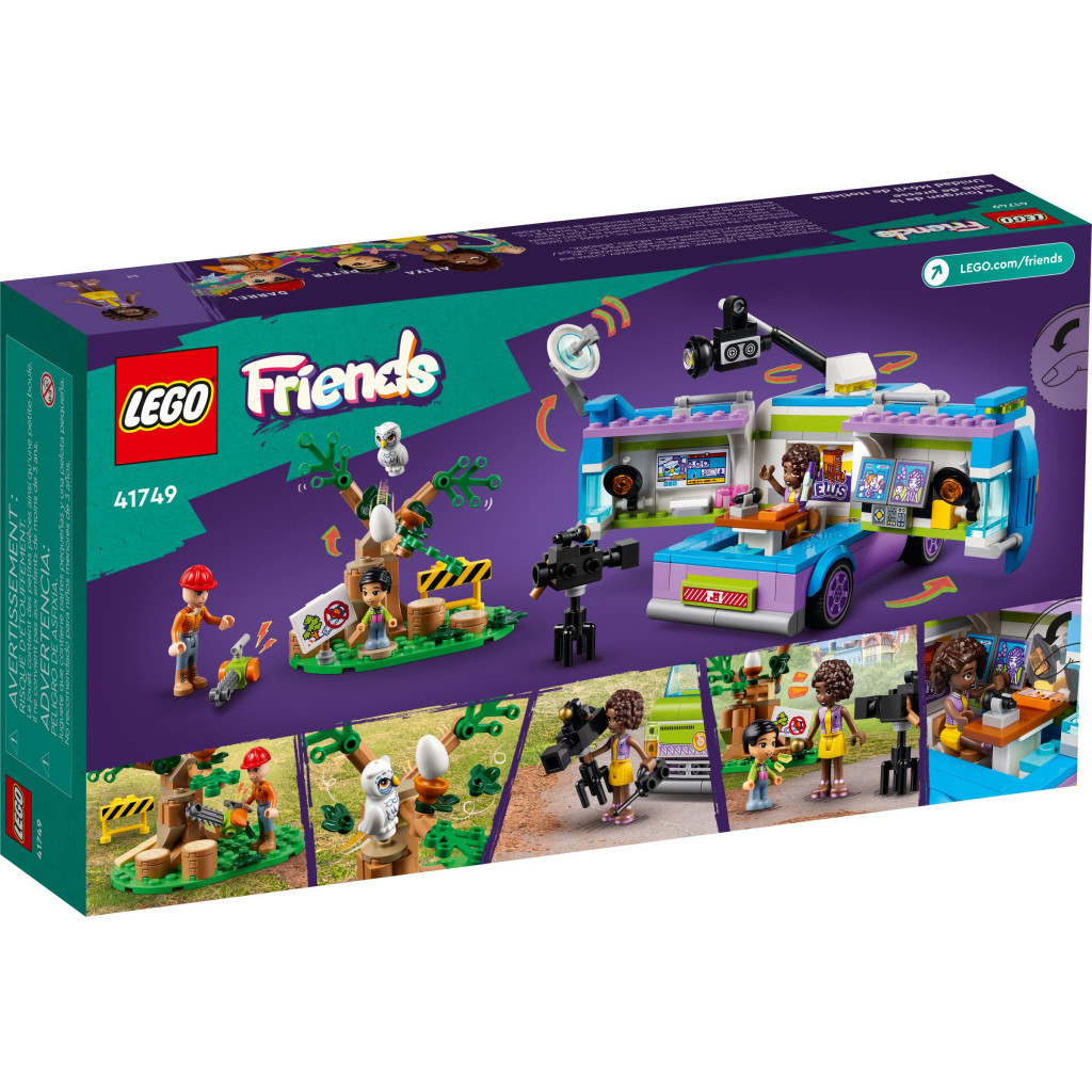 Конструктор LEGO Friends Фургон редакції новин 446 деталей (41749) - зображення 10