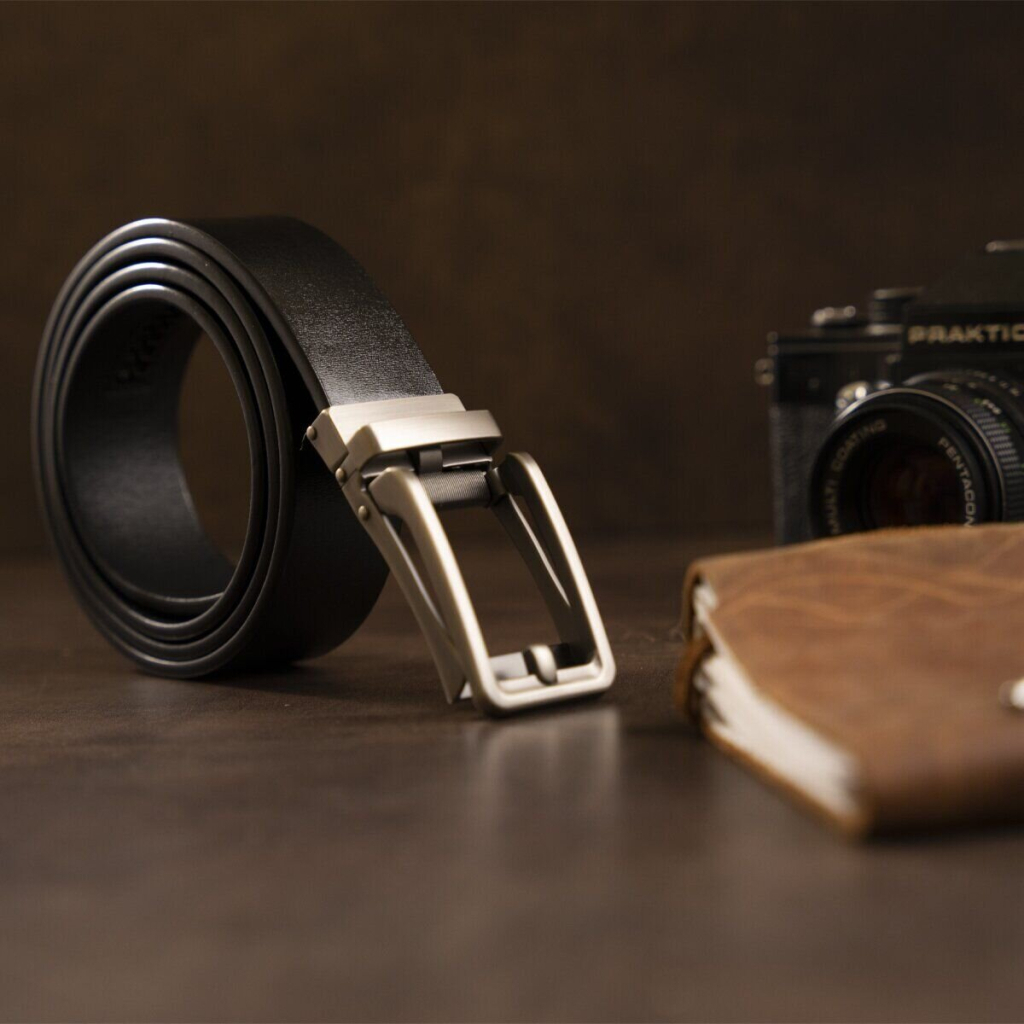 Ремінь Vintage З автоматичною пряжкою Чорний (20306) - зображення 8