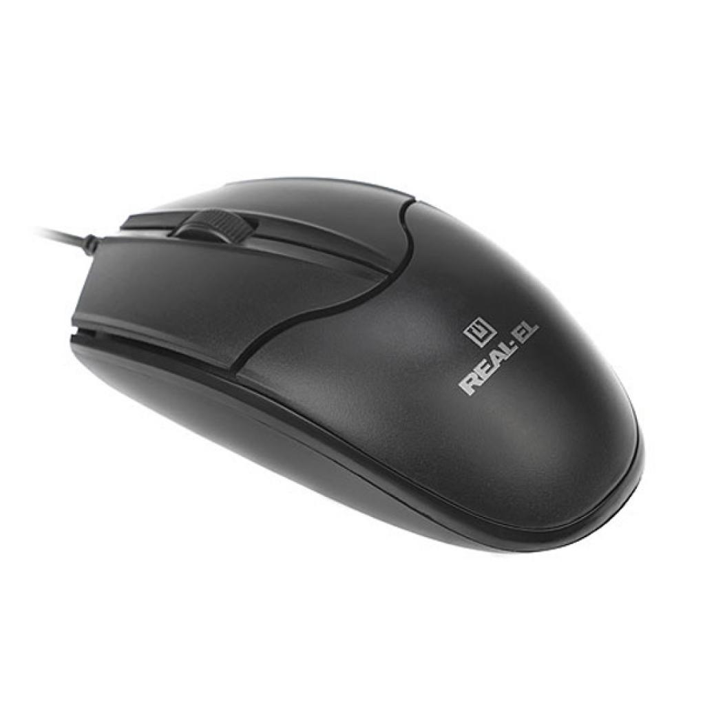 Мишка REAL-EL RM-410 Silent Black - зображення 2