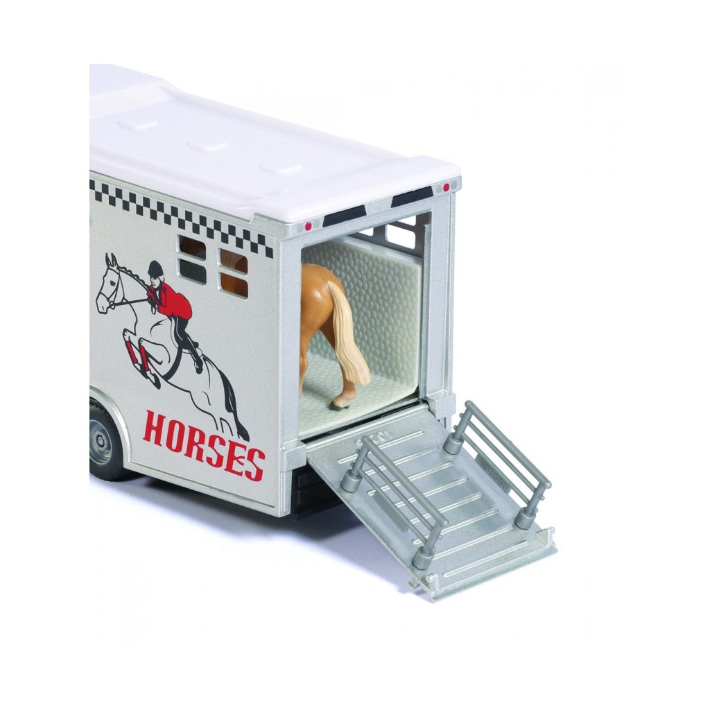 Спецтехніка Siku Вантажівка для перевезення коней (6460537) - зображення 6