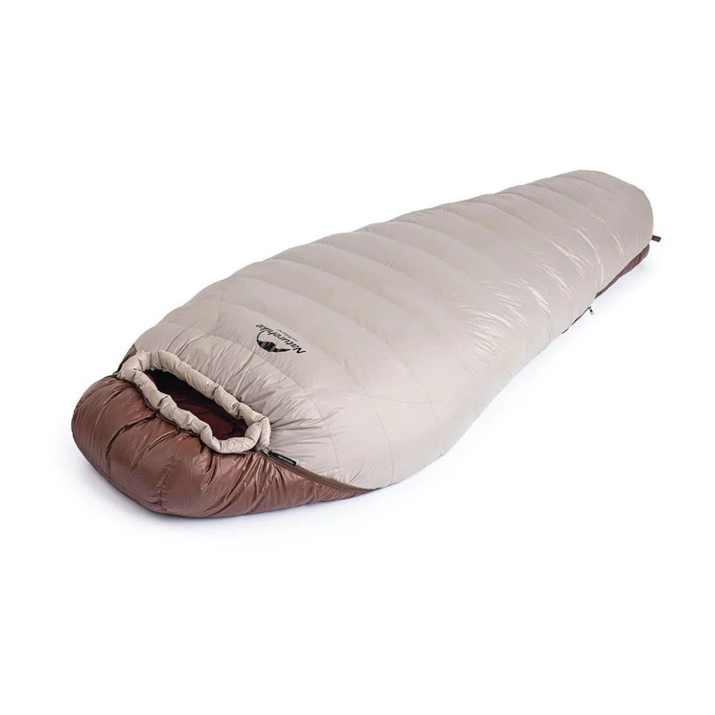 Спальний мішок Naturehike Snowbird NH20YD001 натуральний пух L Brown 560 g (6927595761298) - зображення 3