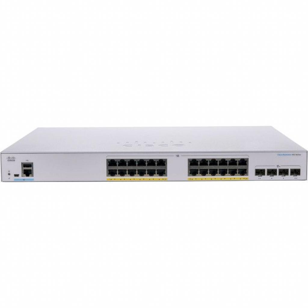 Комутатор мережевий Cisco CBS250-24FP-4G-EU - зображення 2