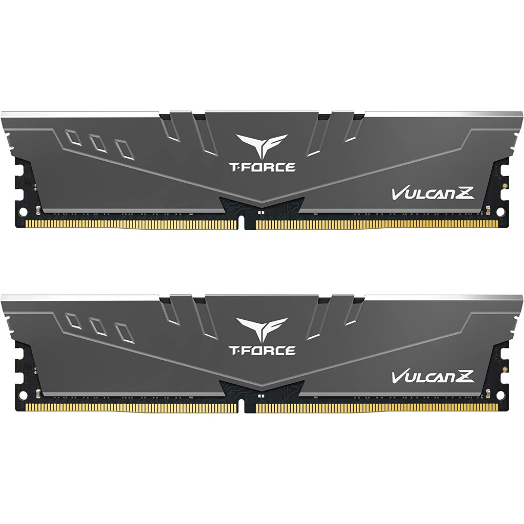 Модуль пам'яті для комп'ютера DDR4 16GB (2x8GB) 3600 MHz Vulcan Z Gray Team (TLZGD416G3600HC18JDC01) - зображення 1