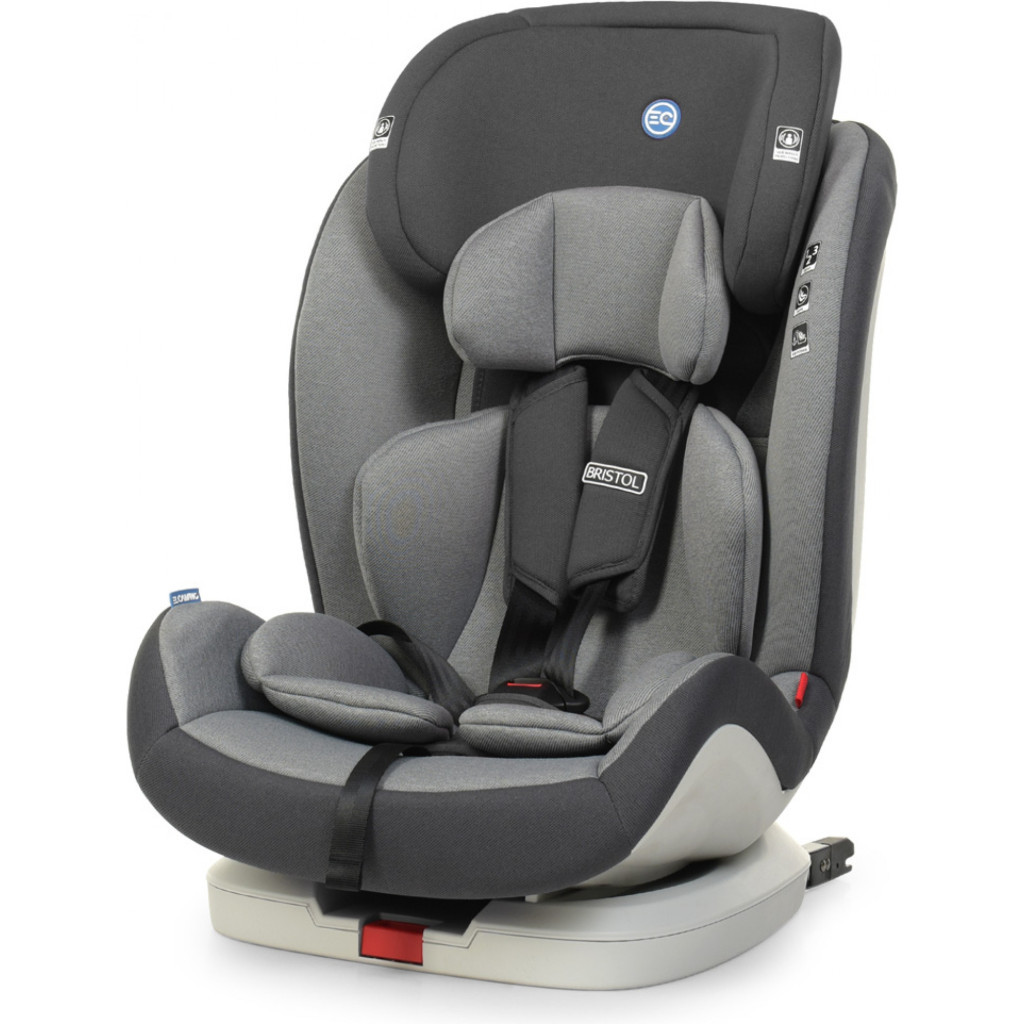Автокрісло El Camino ME 1080-B BRISTOL 9-36 кг grey - зображення 1