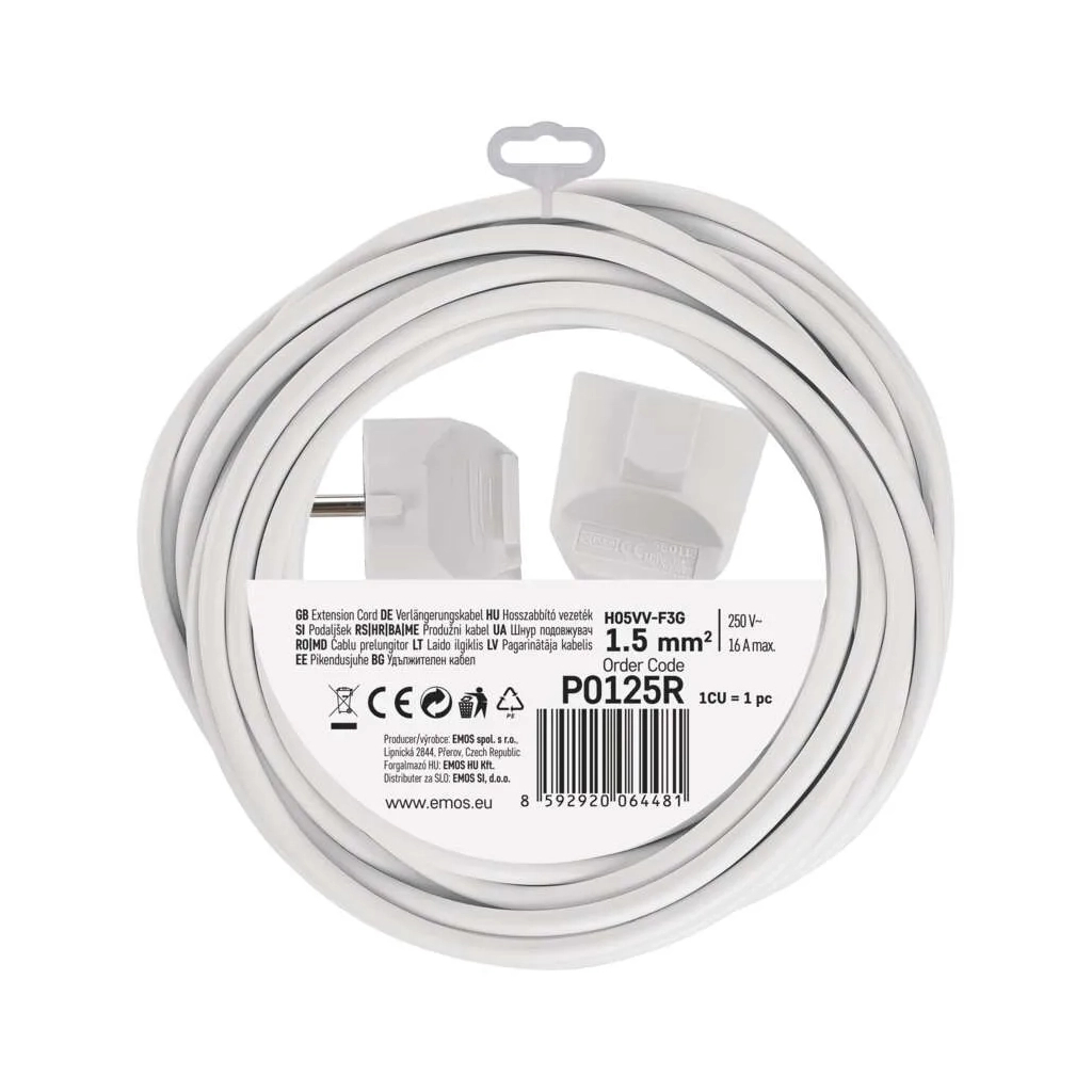 Мережевий подовжувач EMOS P0125 - зображення 4