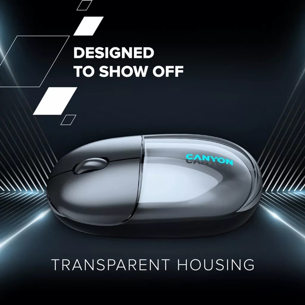 Мишка Canyon OnClick 24 Wireless Pink (CNS-CMSW24P) - зображення 11