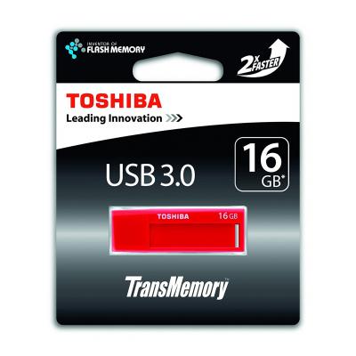USB флеш накопичувач Toshiba 64GB U302 Daichi Red USB 3.0 (THN-U302R0640MF) - зображення 5