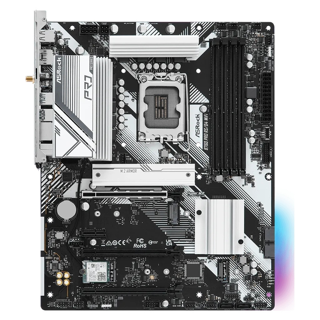 Материнська плата ASRock B760 PRO RS/D4 WIFI - зображення 2