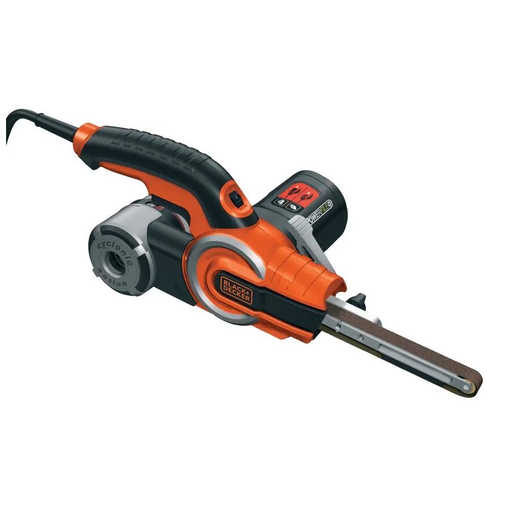 Шліфувальна машина Black&Decker стрічковий напилок, 400 Вт,451х13 мм, 900-1600 м/хв (KA902EK) - зображення 2