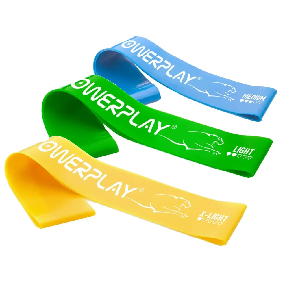 Еспандер PowerPlay -стрічка 4113 Mini Power Band Set набір із 3 шт 1-10 кг (PP_4113_3in_Y/G/B) - зображення 1