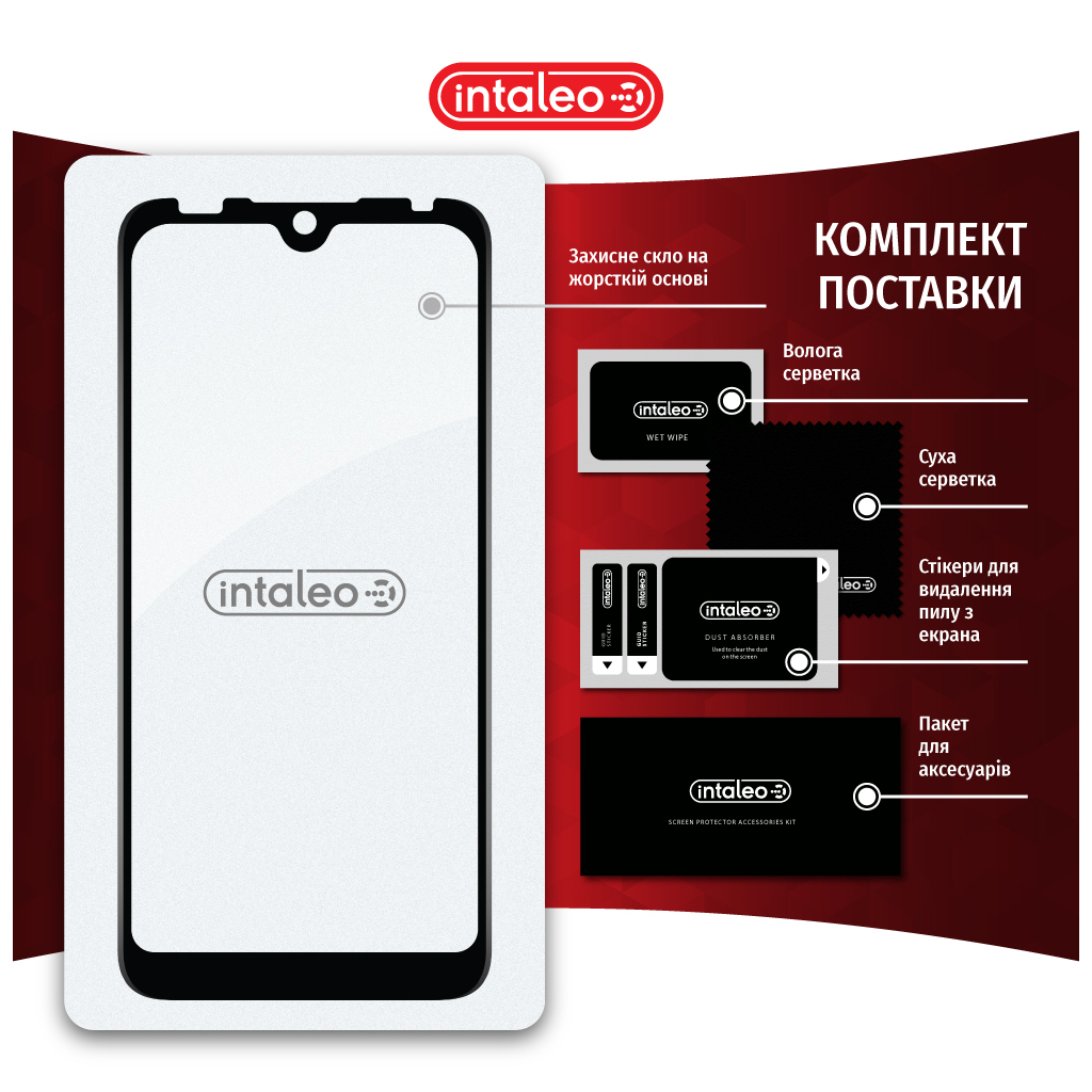 Скло захисне Intaleo Full Glue Tecno Pop 5 Go Black (1283126573378) - зображення 8