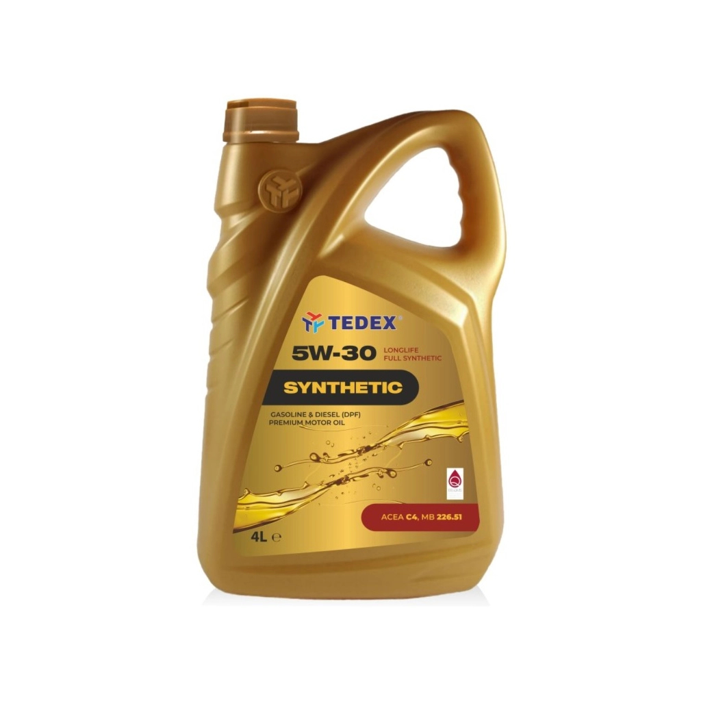 Моторна олива TEDEX SYNTETHIC (С4) MOTOR OIL 5W30 4л - зображення 1