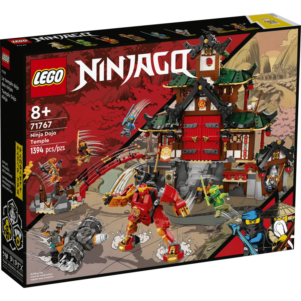 Конструктор LEGO NINJAGO Храм-додзе ніндзя 1394 деталей (71767) - зображення 1