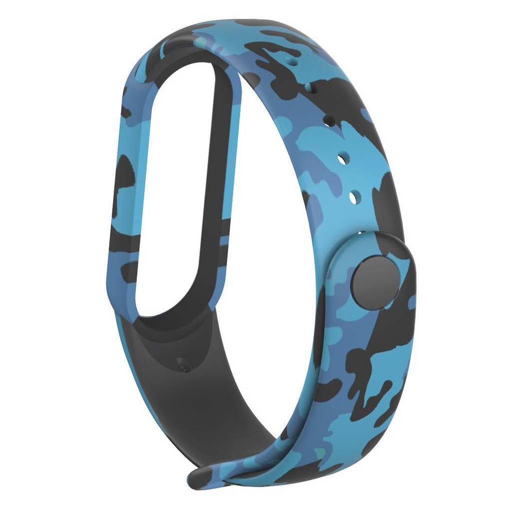 Ремінець до фітнес браслета XoKo Силіконовий ремінець XoKo для Xiaomi Mi Smart Band 5 Khaki B (XK-SL5-KBL) - зображення 2