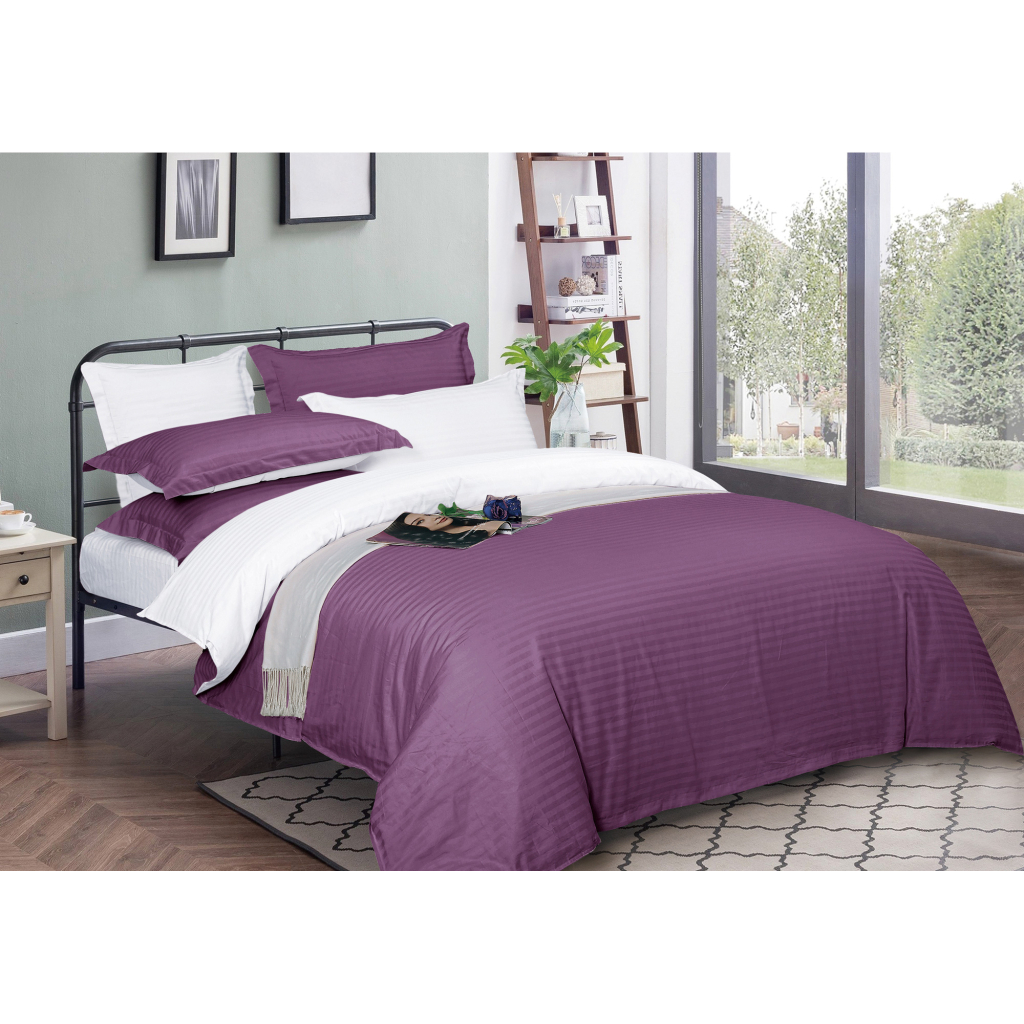 Підковдра MirSon Satin Stripe 30-0009 + 30-0001 Belinda 220х240 см (2200005258057) - зображення 1