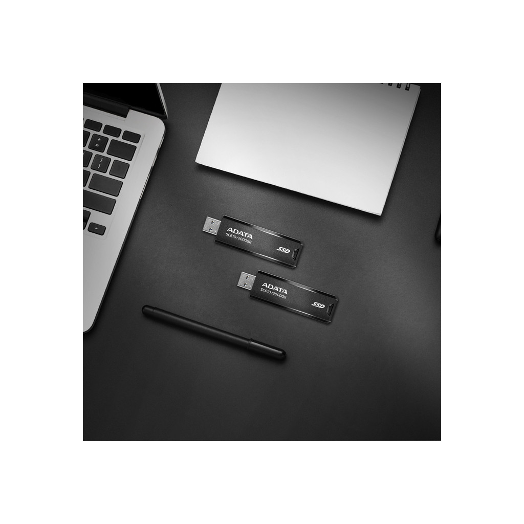 Накопичувач SSD USB 3.2 500GB SD610 ADATA (SC610-500G-CBK/RD) - зображення 9