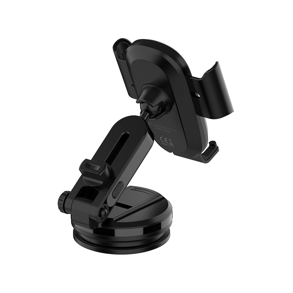 Універсальний автотримач ColorWay Dashboard Car Wireless Charger 15W Black (CW-CHAW037Q-BK) - изображение 3