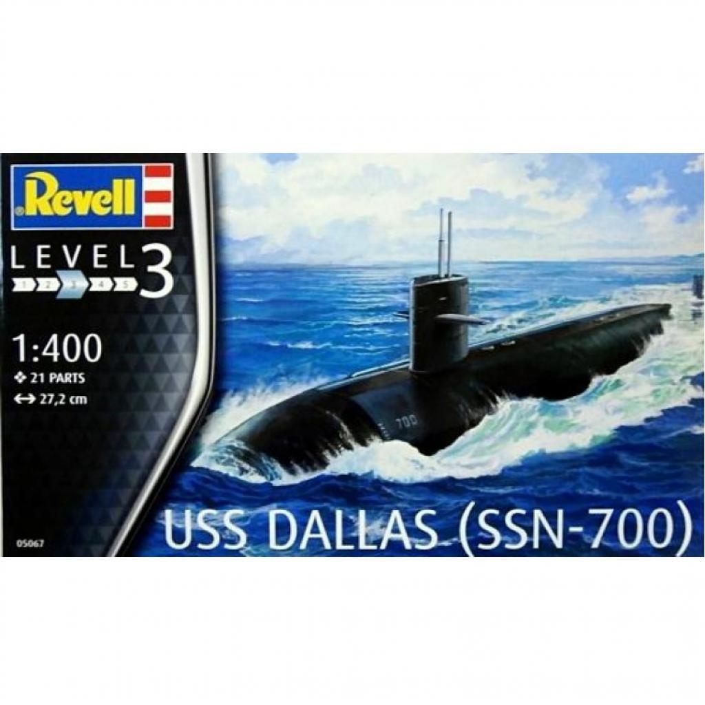 Збірна модель Revell Підводний човен USS DALLAS SSN-700 1:400 (5067) - зображення 1