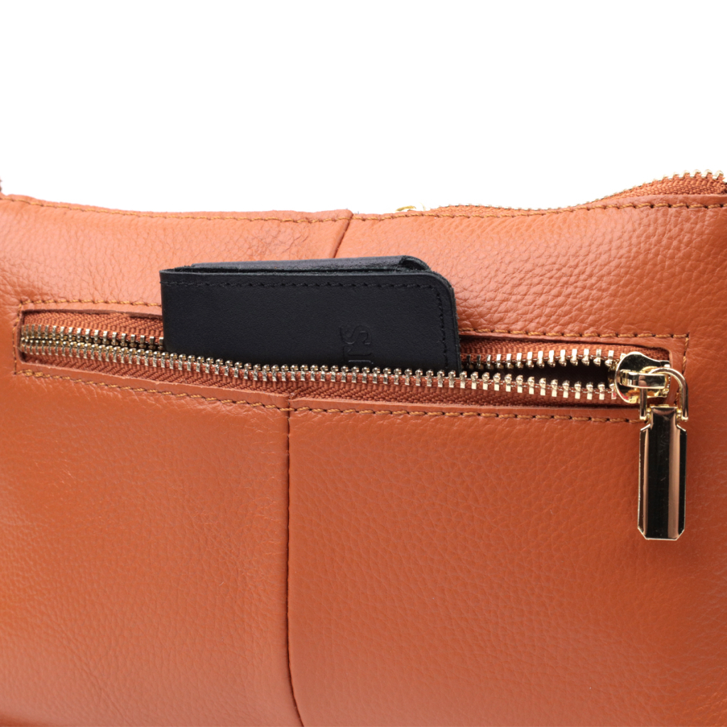 Сумка Vintage З натуральної шкіри Руда (22645) - зображення 6