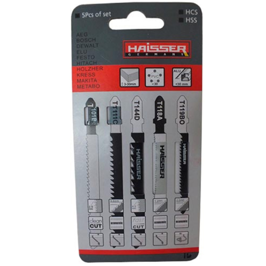 Полотно HAISSER набір пиляльних - T-SET4, 5шт (17374) - зображення 1