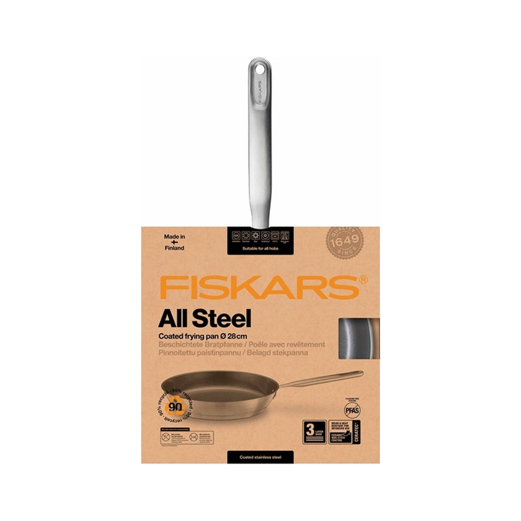 Сковорода Fiskars All Steel матова 28 см (1064745) - зображення 6