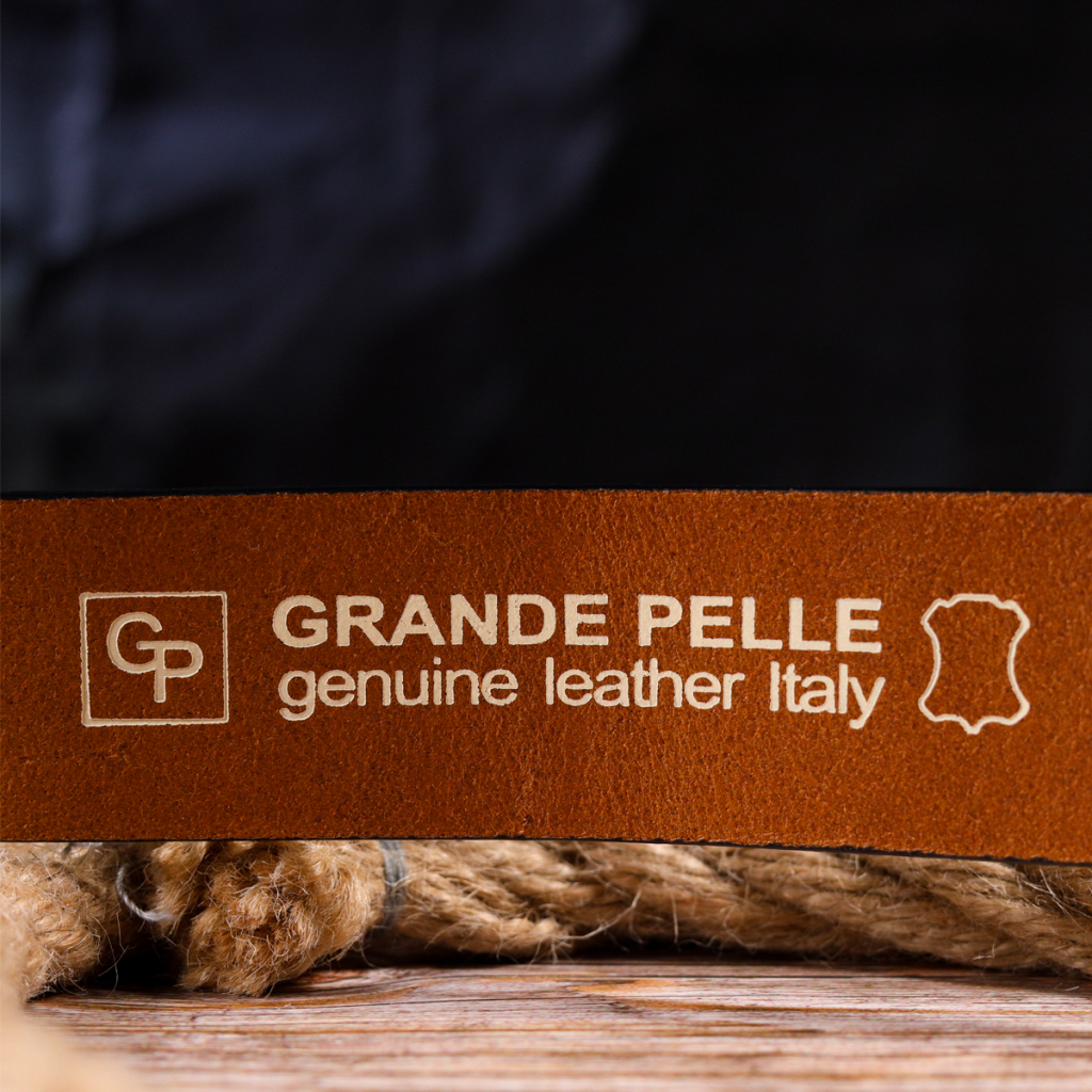 Ремінь Grande Pelle У стилі мілітарі з натуральної шкіри (21478) - зображення 9