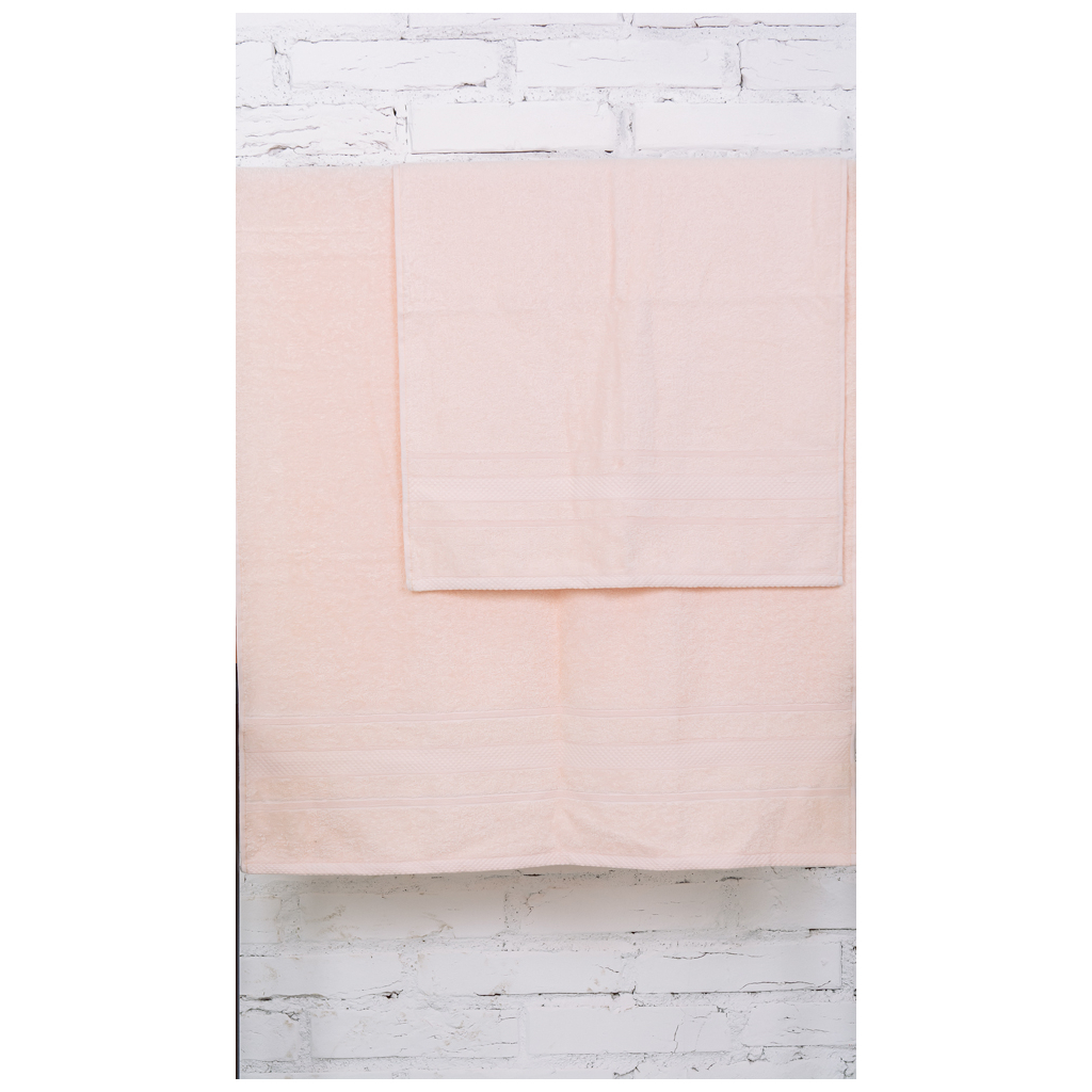 Рушник MirSon набір банний 5010 SoftNess Peach 50x90, 70x140 (2200003183023) - зображення 2
