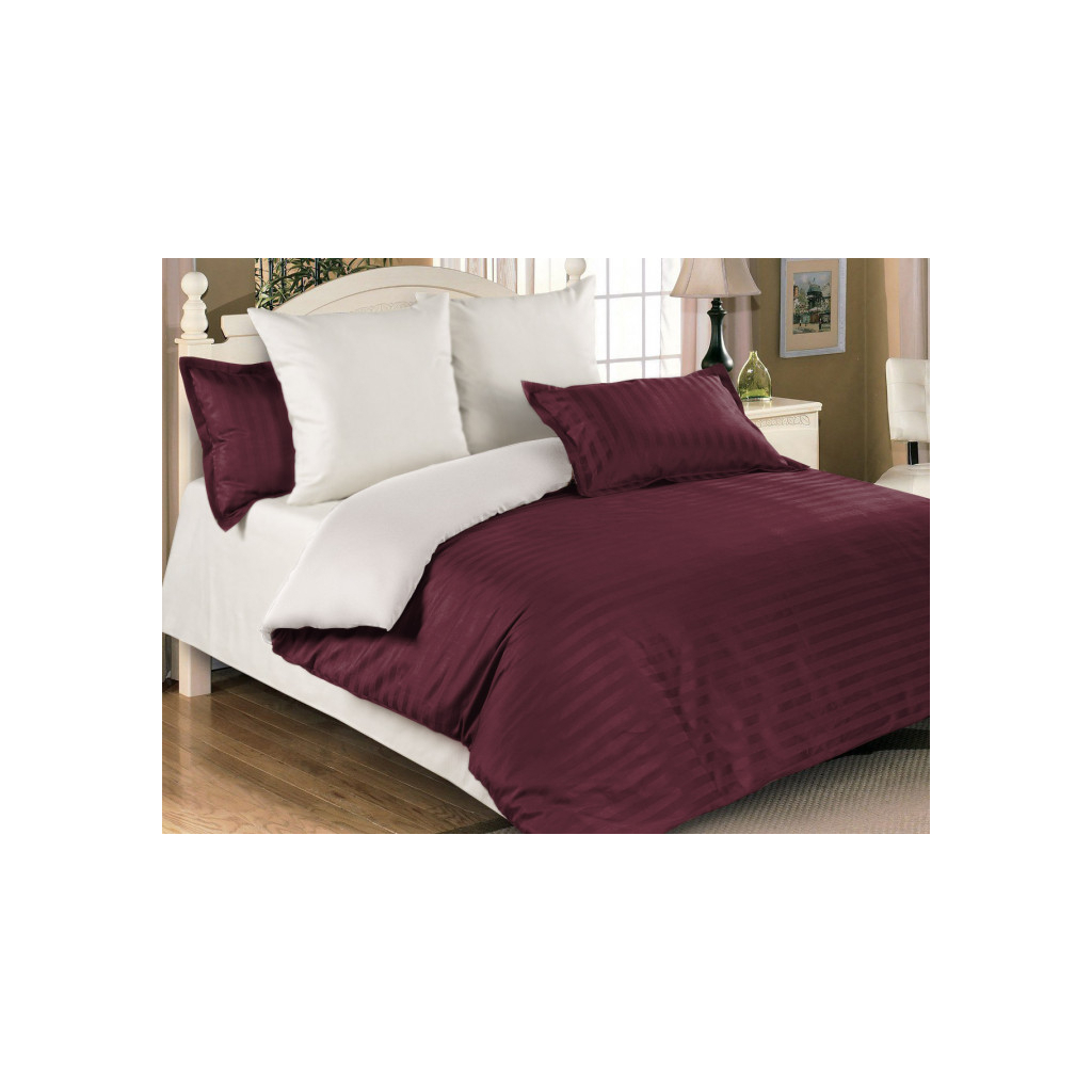 Постільна білизна MirSon Сатин Benedikt Duet 220х240 - King Size (2200001435506) - зображення 1