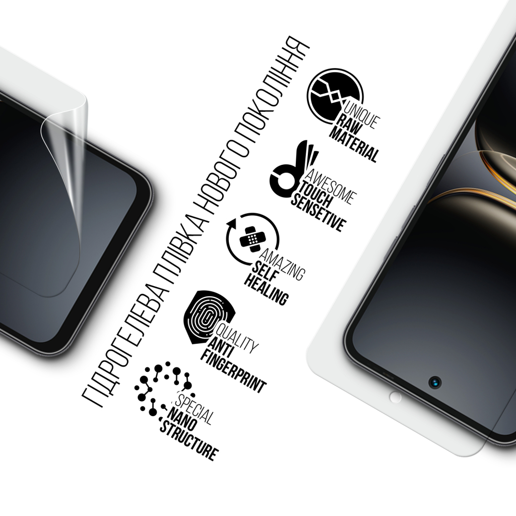 Плівка захисна Armorstandart hydrogel Tecno Spark Go 2 4G (ARM87113) - зображення 2