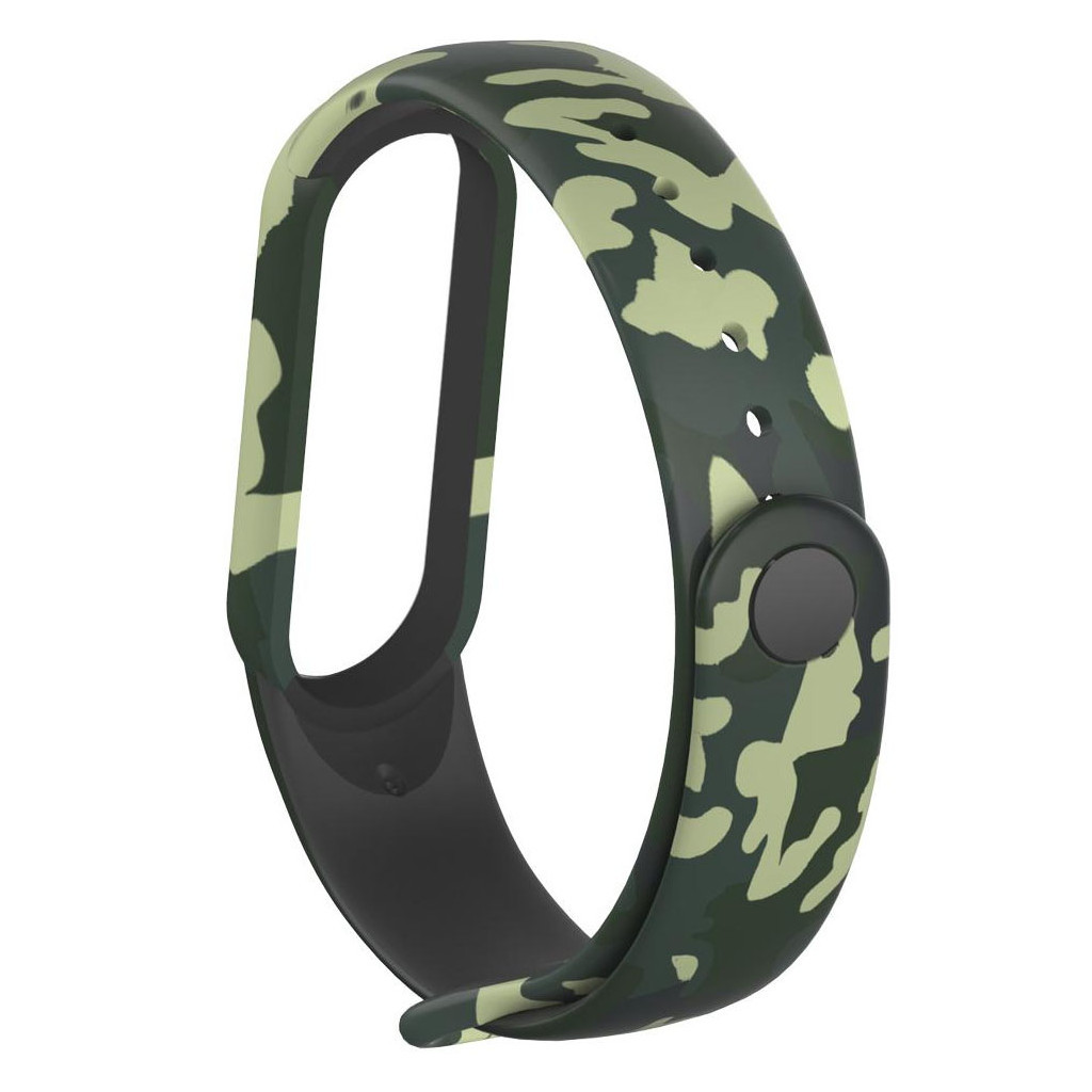 Ремінець до фітнес браслета XoKo Силіконовий ремінець XoKo для Xiaomi Mi Smart Band 5 Khaki G (XK-SL5-KGRN) - зображення 1