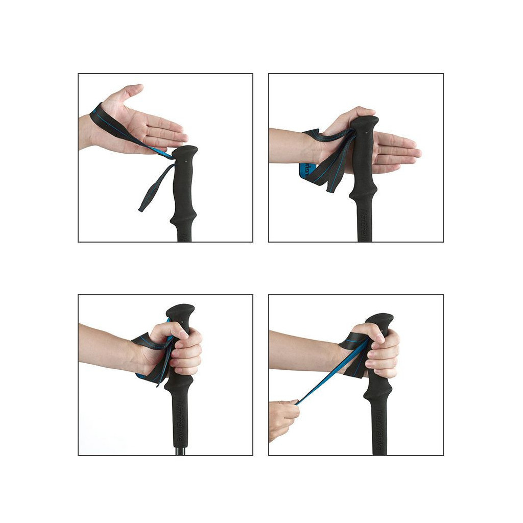 Трекінгові палиці Naturehike ST08 NH18D020-Z 120 см бордова 1 шт (6927595748534) - зображення 3