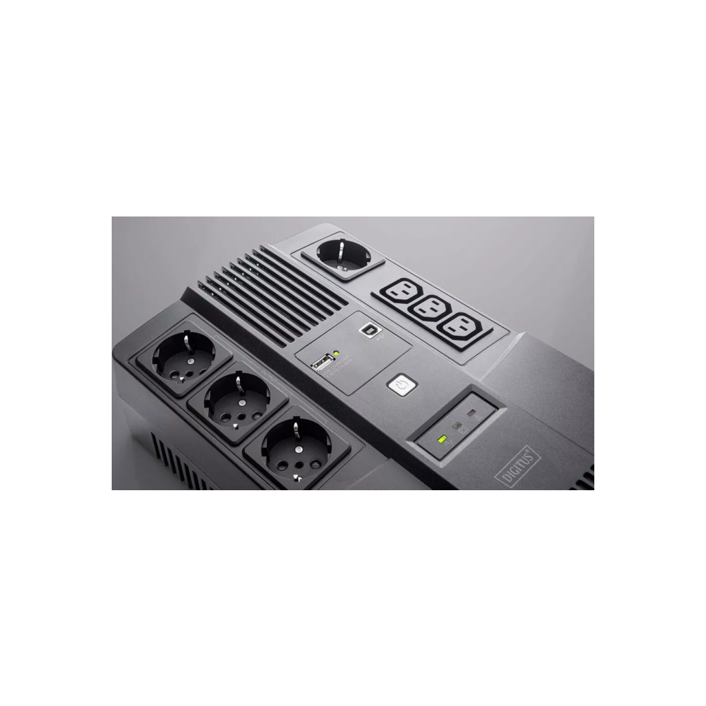 Пристрій безперебійного живлення Digitus 800VA DN-170 (DN-170111) - зображення 8