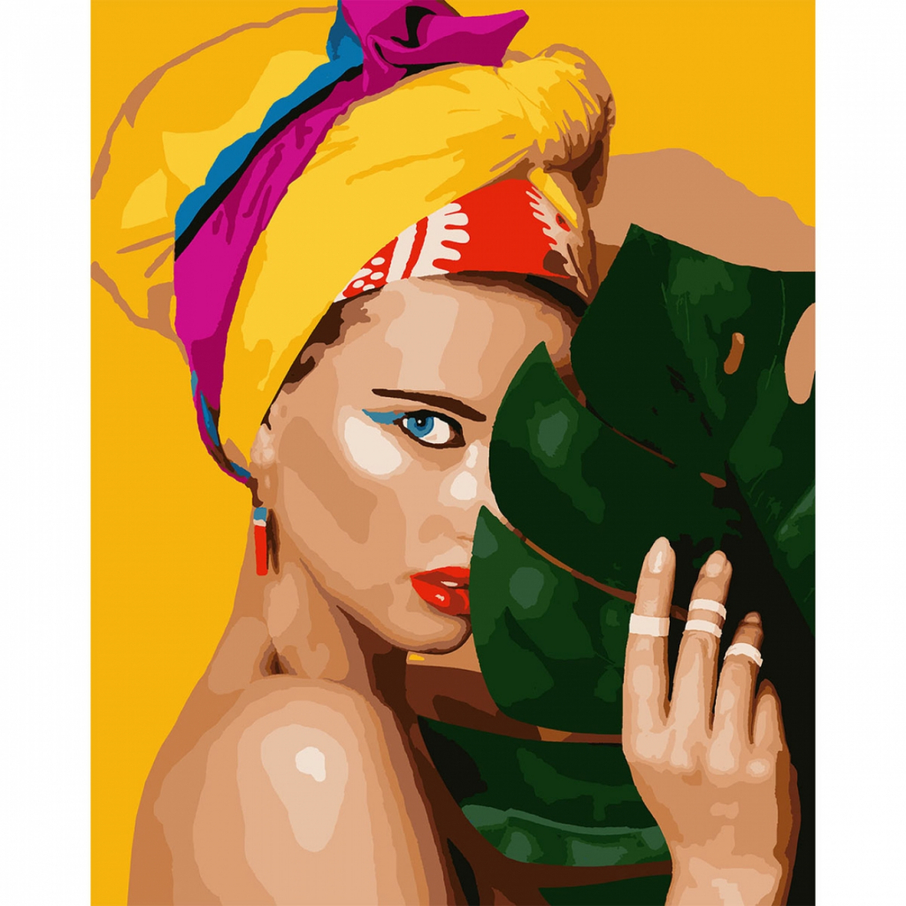 Картина по номерам Santi Тропіканка 40*50 см (953908) - зображення 1