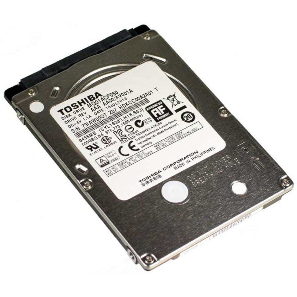 Жорсткий диск для ноутбука 2.5" 500GB Toshiba (# MQ01ACF050 #) - зображення 1