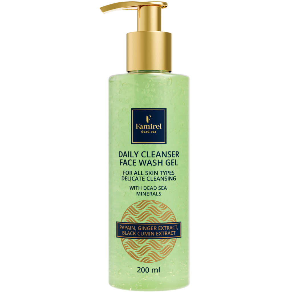 Гель для вмивання Famirel Для всіх типів шкіри З папаїном 200 мл (7290114084949) - зображення 1