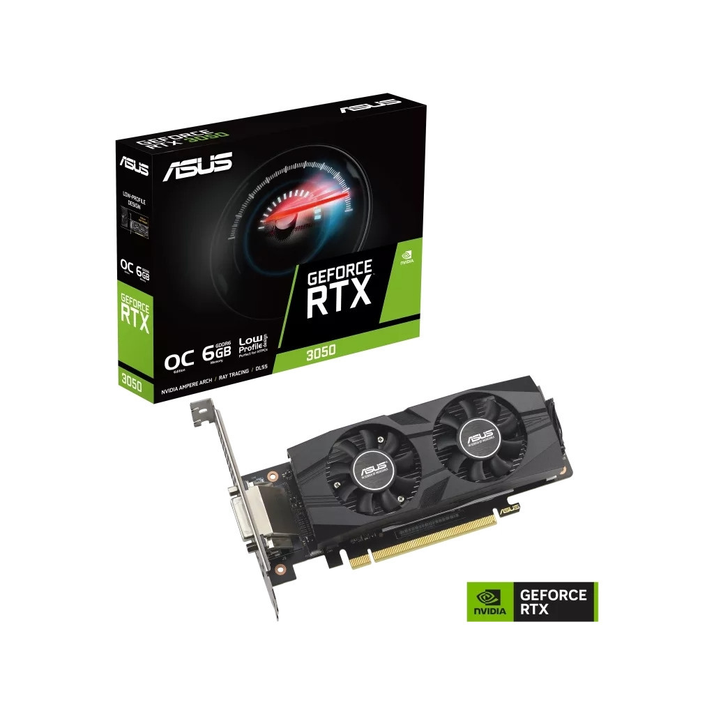 Відеокарта ASUS GeForce RTX3050 6Gb OC LP BRK (RTX3050-O6G-LP-BRK) - зображення 7