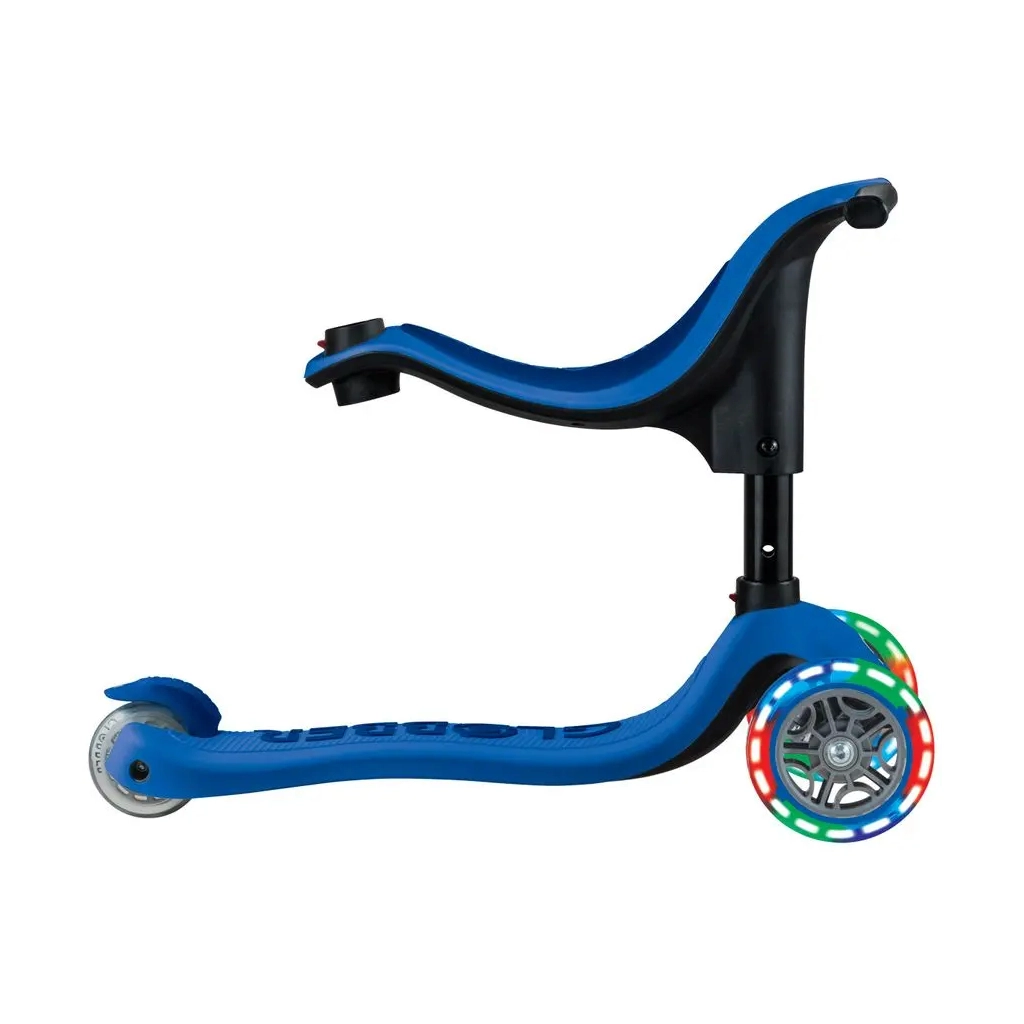 Самокат Globber Go Up Sporty колеса з підсвіткою до 20/50 кг 1+ Синій (452-600-4) - зображення 7