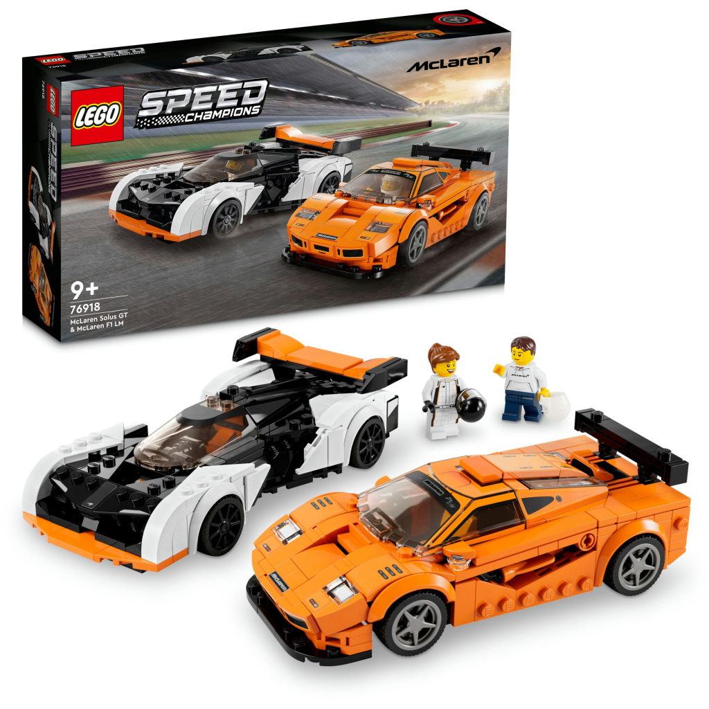 Конструктор LEGO Speed Champions McLaren Solus GT і McLaren F1 LM 581 деталь (76918) - зображення 9
