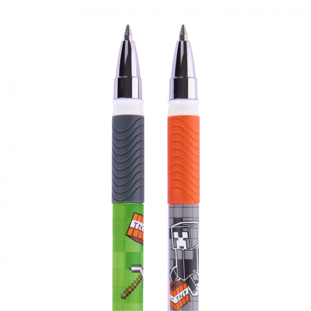 Ручка гелева Yes пиши-стирай Minecraft 0,5 мм, синя (420467) - зображення 2