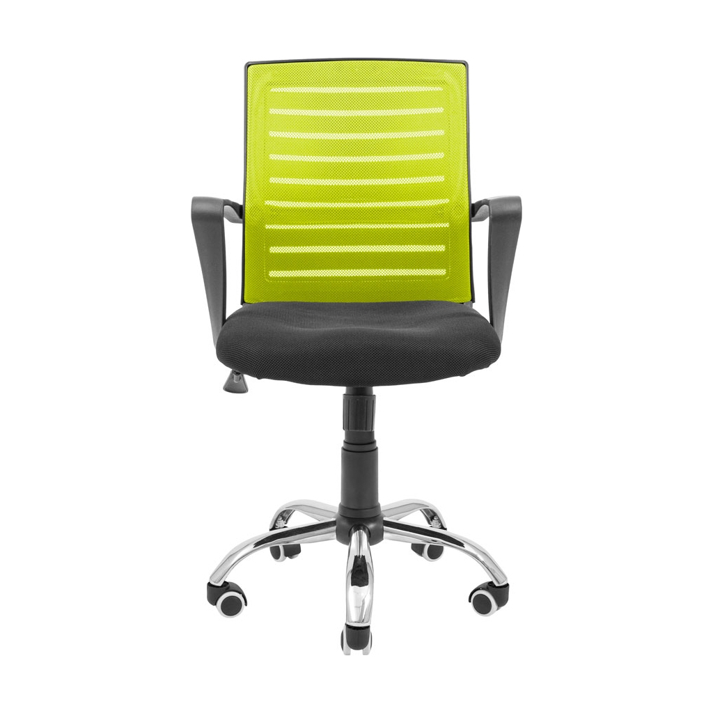 Офісне крісло Richman Флеш Ю Хром М-1 (Tilt) Сітка чорна + зелена (ADD0003067) - зображення 2