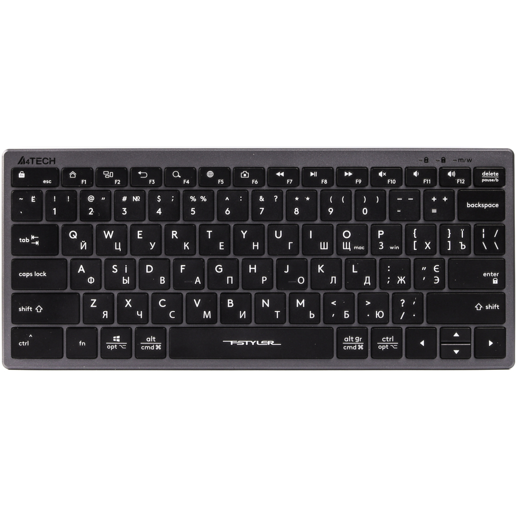 Клавіатура A4Tech FX-51 USB Grey - зображення 1
