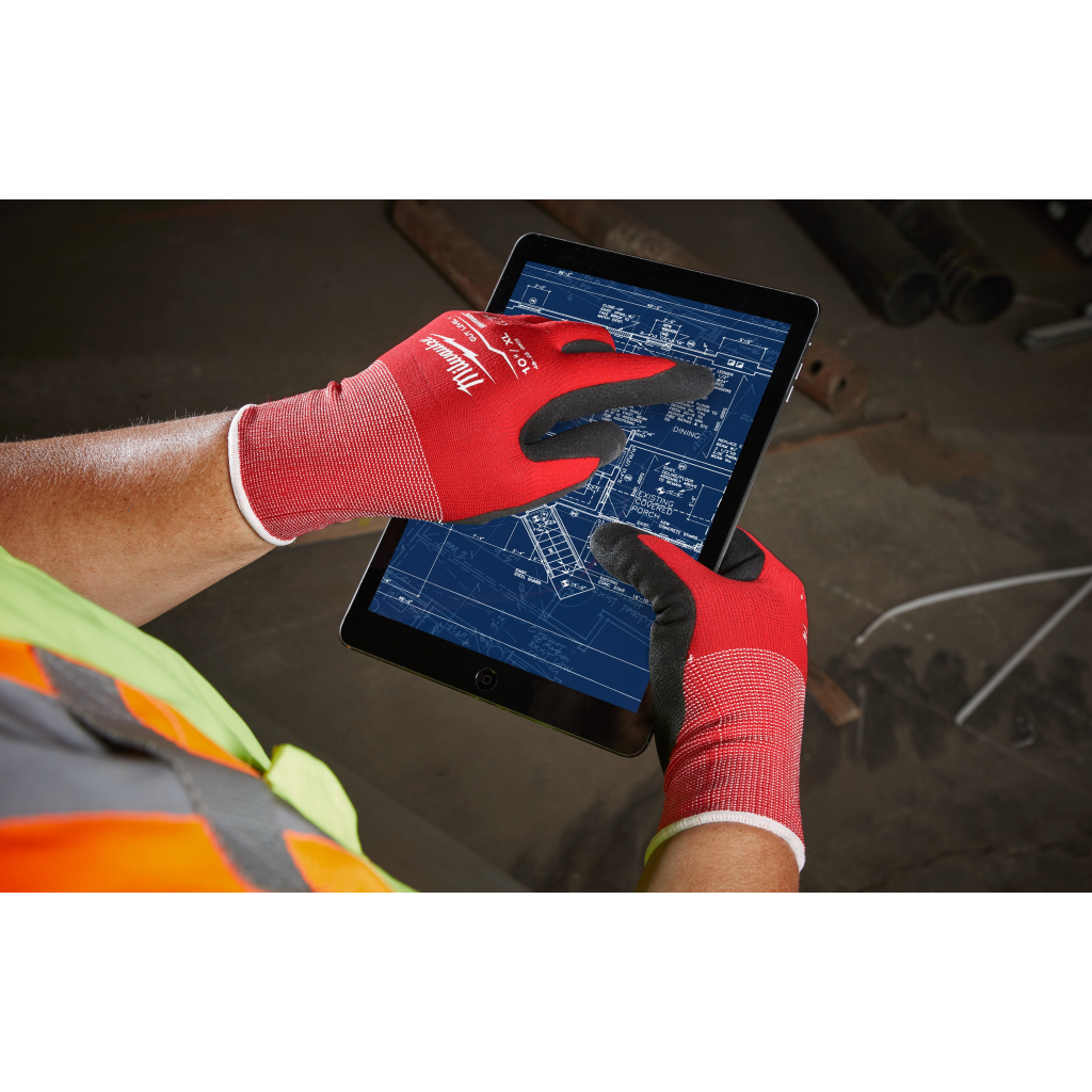 Захисні рукавиці Milwaukee з опором порізам 1 рівня, зимові, 8/M (4932471343) - зображення 2