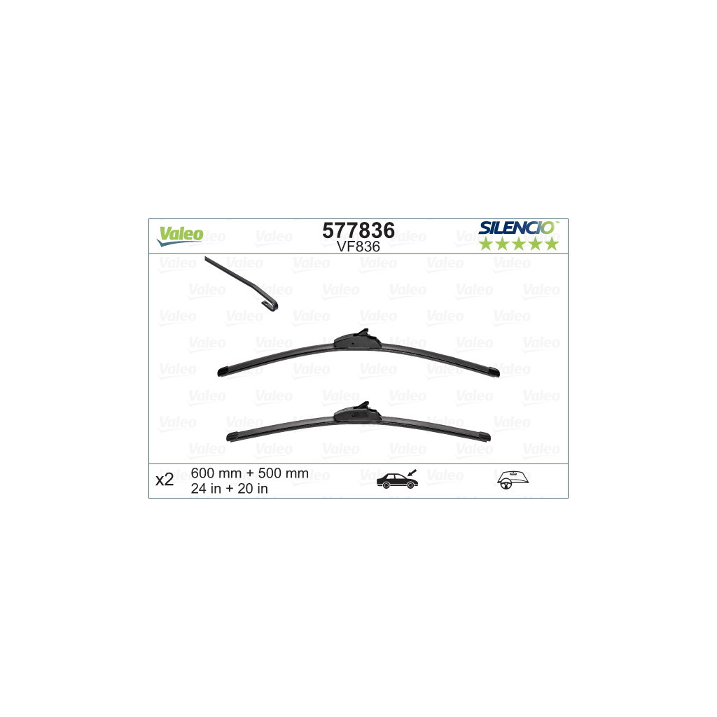 Щітка склоочисника Valeo 577836 - зображення 1