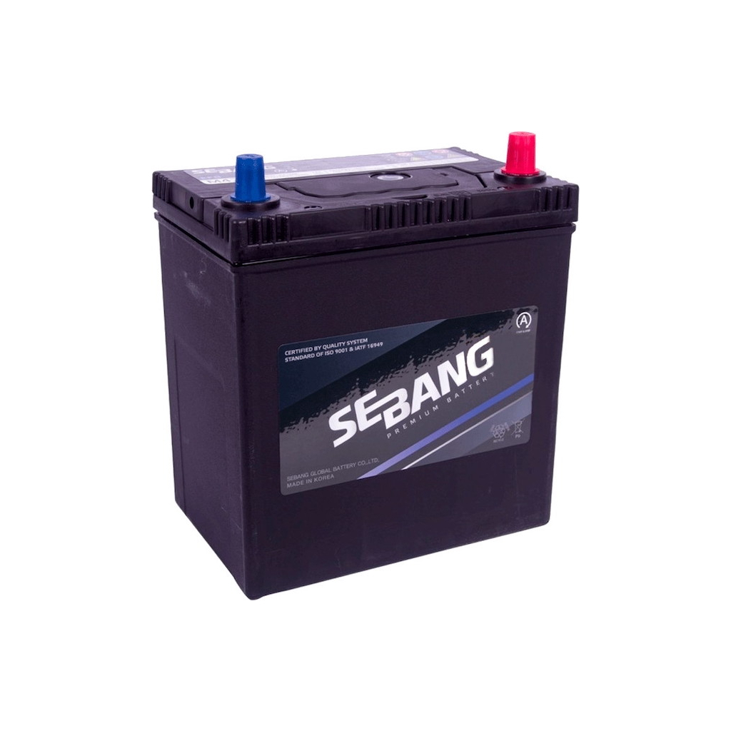 Акумулятор автомобільний SEBANG 38Ah (EFB M42L) - зображення 1