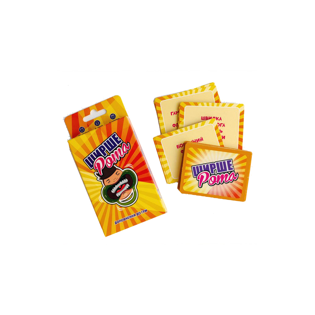 Настільна гра Fun Games Shop Ширше Рота: Доповнення до гри (Watch Ya'' Mouth: Expansion) (укр.) (FGS59) - зображення 3