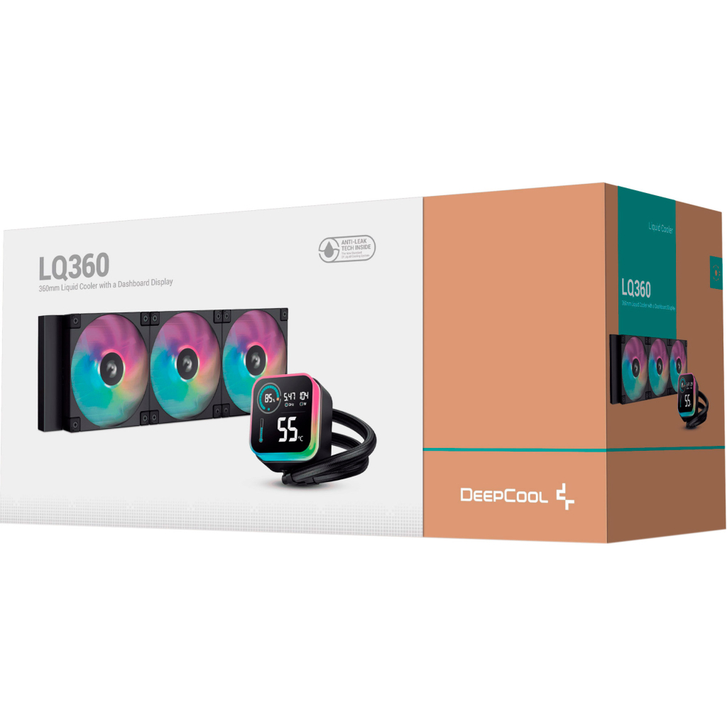 Система рідинного охолодження Deepcool LQ360 Black (R-LQ360-BKLSMW-G-1) - зображення 6